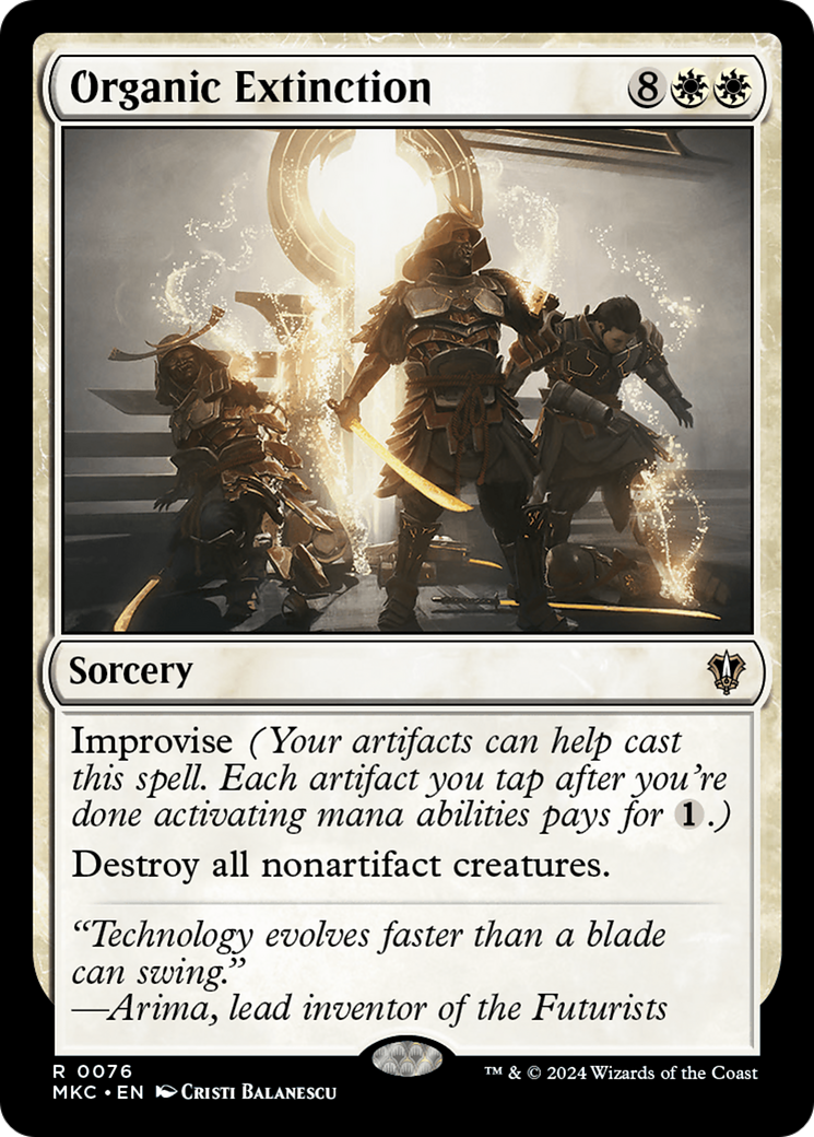 Organic Extinction (MKC-076) - Murders at Karlov Manor Commander - Premium MTG Single from Wizards of the Coast - Just $0.43! Shop now at Game Crave Tournament Store