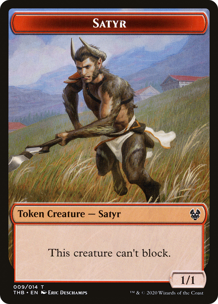Satyr (THB-009) - Theros Beyond Death Tokens Foil