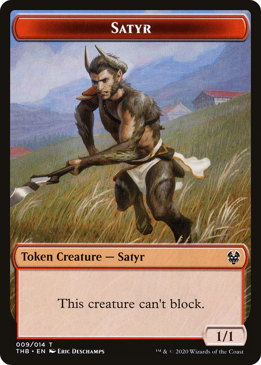 Satyr (THB-009) - Theros Beyond Death Tokens Foil