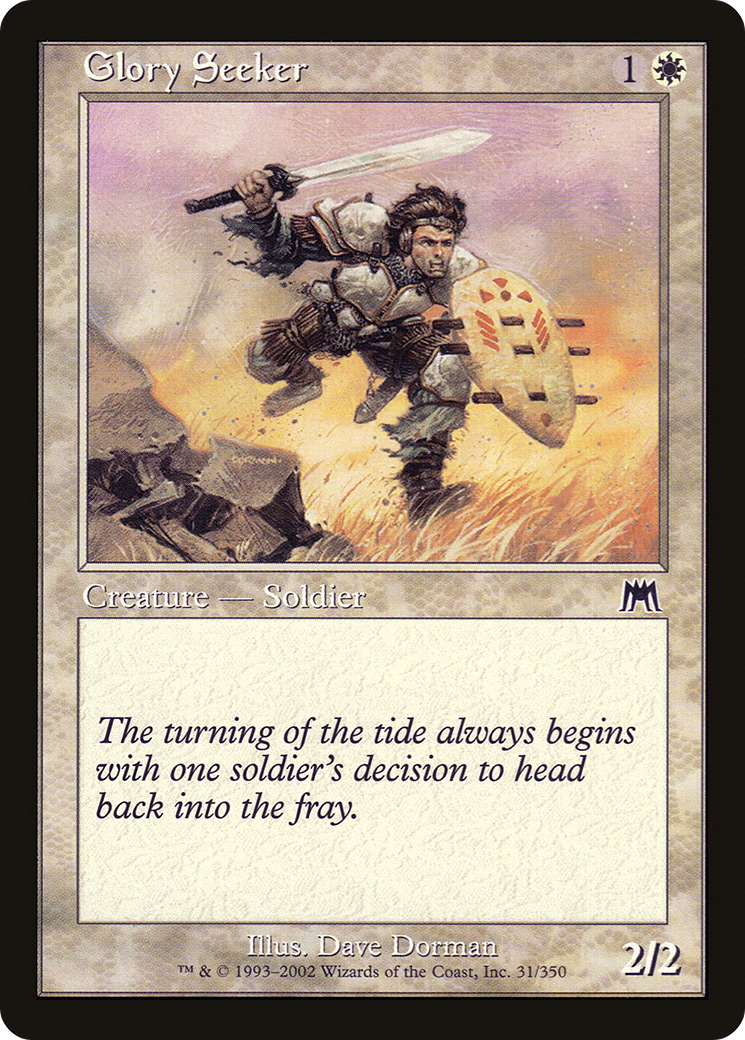Glory Seeker (ONS-031) - Onslaught Foil
