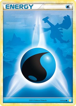 Water Energy 117/123 - HeartGold & SoulSilver Reverse Holofoil