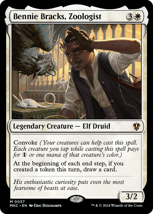 Bennie Bracks, Zoologist (MKC-057) - Murders at Karlov Manor Commander - Premium MTG Single from Wizards of the Coast - Just $1.66! Shop now at Game Crave Tournament Store