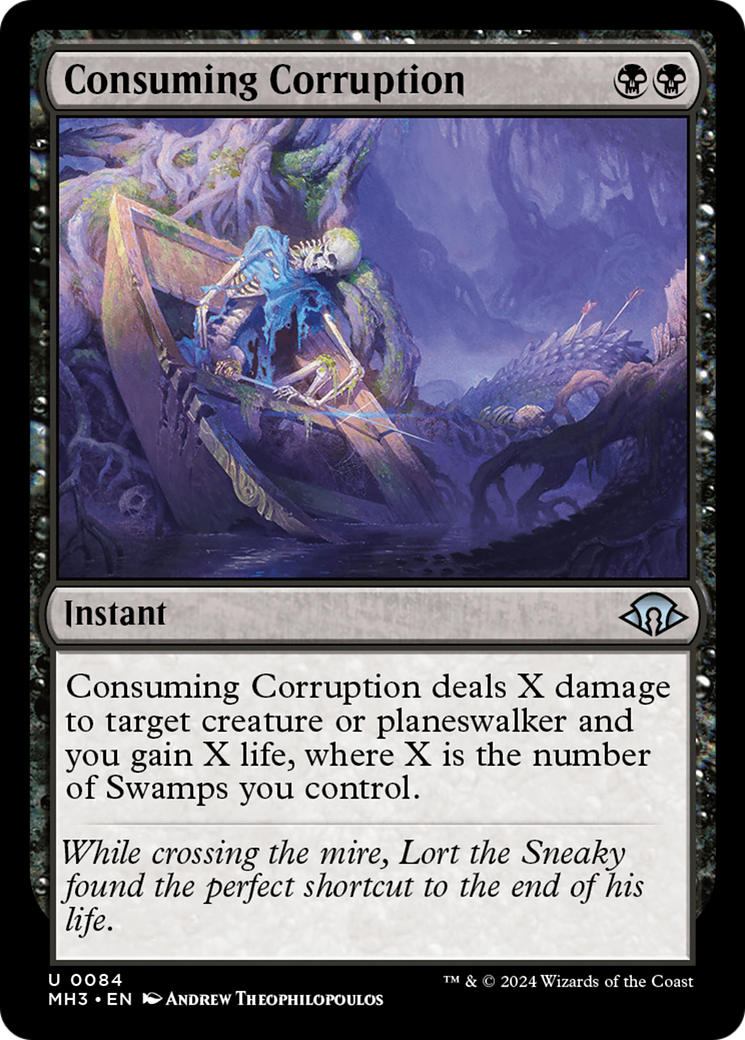 Consuming Corruption (MH3-084) - Modern Horizons 3 Foil - Premium MTG Single from Wizards of the Coast - Just $0.53! Shop now at Game Crave Tournament Store