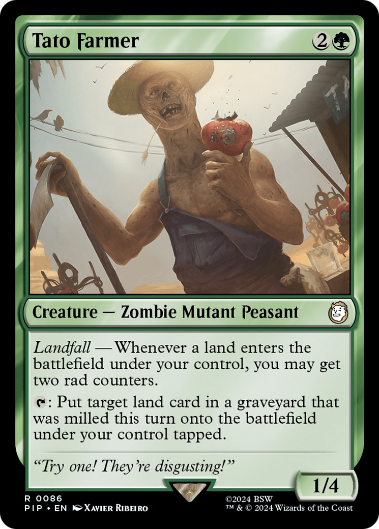 Tato Farmer (PIP-086) - Fallout Foil - Premium MTG Single from Wizards of the Coast - Just $3! Shop now at Game Crave Tournament Store