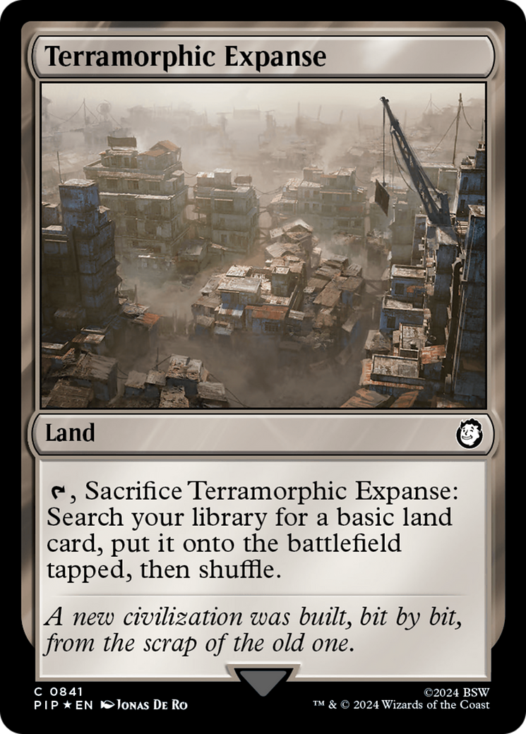 Terramorphic Expanse (PIP-841) - Fallout Foil - Premium MTG Single from Wizards of the Coast - Just $1.74! Shop now at Game Crave Tournament Store
