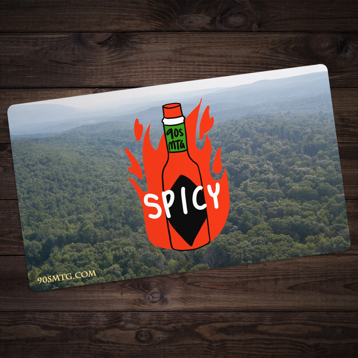 Spicy Emote Forest Playmat - Premium Playmat from Inked Gaming - Just $34.99! Shop now at Game Crave Tournament Store
