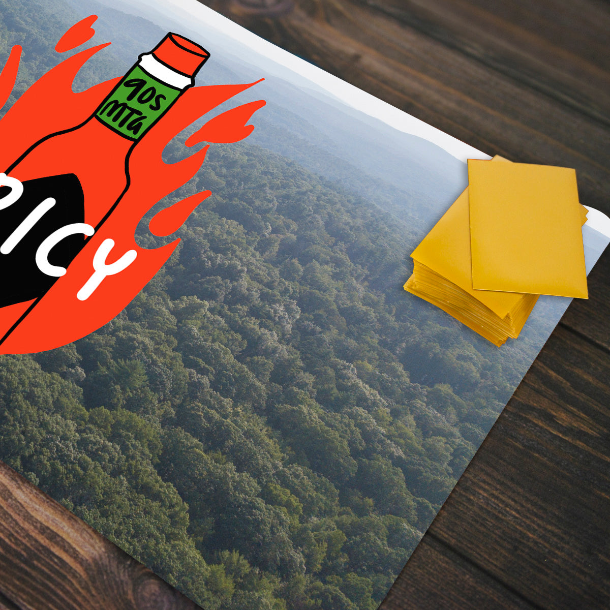 Spicy Emote Forest Playmat - Premium Playmat from Inked Gaming - Just $34.99! Shop now at Game Crave Tournament Store