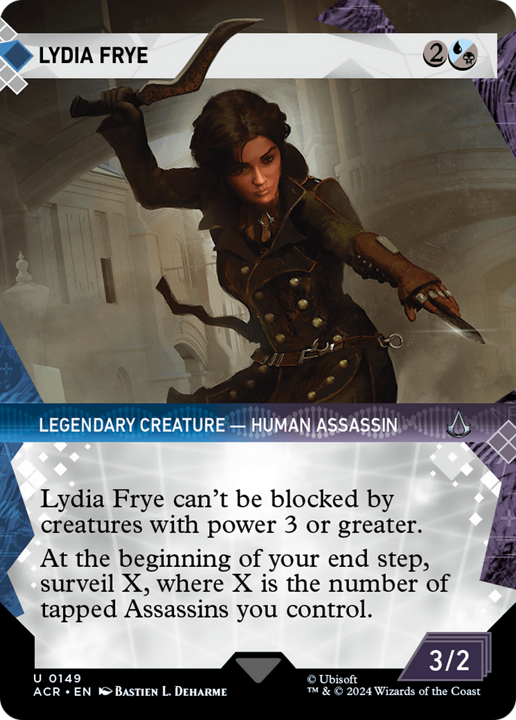 Lydia Frye (ACR-149) - Assassin's Creed: (Showcase) (Borderless) Foil - Premium MTG Single from Wizards of the Coast - Just $0.25! Shop now at Game Crave Tournament Store