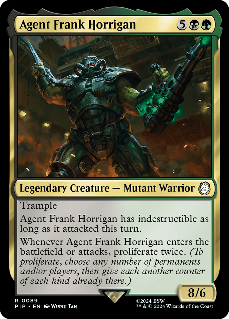 Agent Frank Horrigan (PIP-089) - Fallout - Premium MTG Single from Wizards of the Coast - Just $0.54! Shop now at Game Crave Tournament Store