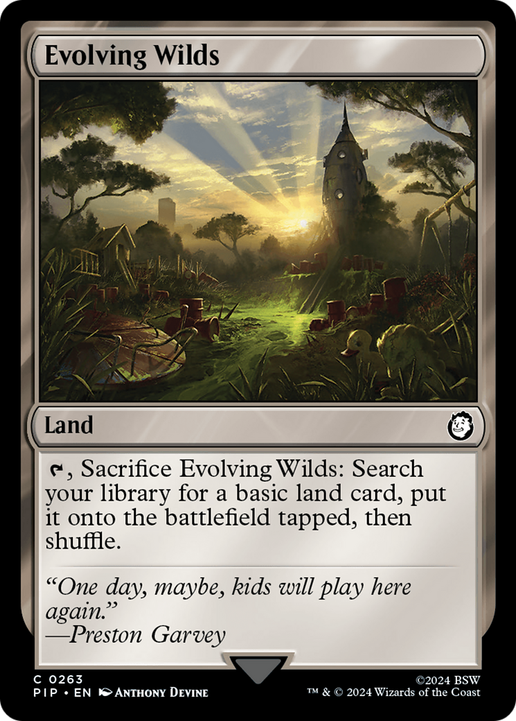 Evolving Wilds (PIP-263) - Fallout Foil - Premium MTG Single from Wizards of the Coast - Just $0.53! Shop now at Game Crave Tournament Store