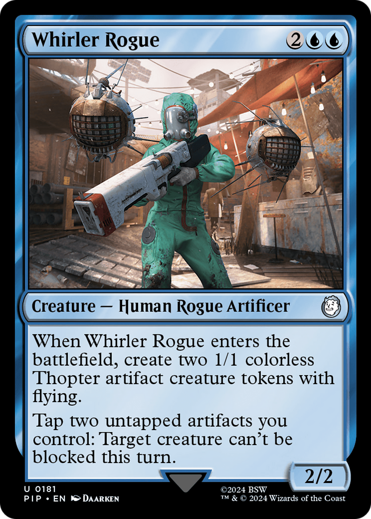 Whirler Rogue (PIP-181) - Fallout Foil - Premium MTG Single from Wizards of the Coast - Just $0.25! Shop now at Game Crave Tournament Store