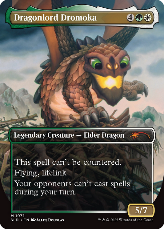 Dragonlord Dromoka // Dragonlord Dromoka (SLD-1971) - Secret Lair Drop (Borderless)