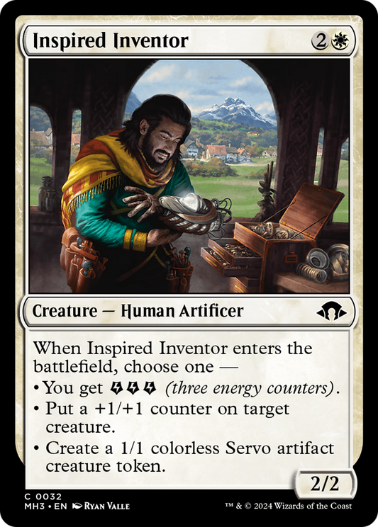 Inspired Inventor (MH3-032) - Modern Horizons 3 - Premium MTG Single from Wizards of the Coast - Just $0.25! Shop now at Game Crave Tournament Store