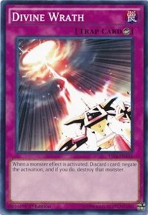 Divine Wrath (YS14-ENA15) - Super Starter: Space-Time Showdown Power-Up Pack 1st Edition - Premium Yugioh Single from Konami - Just $0.25! Shop now at Game Crave Tournament Store