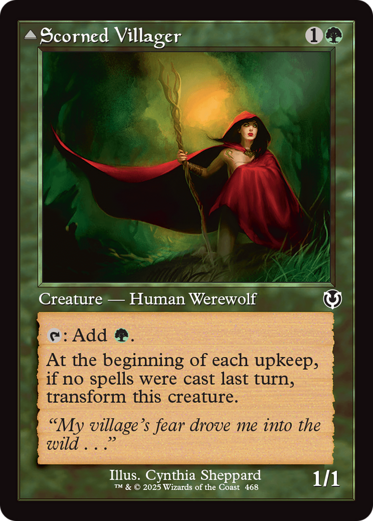 Scorned Villager (Retro Frame) (-468) - Innistrad Remastered - Premium MTG Single from Wizards of the Coast - Just $0.25! Shop now at Game Crave Tournament Store