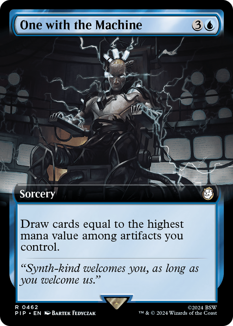 One with the Machine (PIP-462) - Fallout: (Extended Art) - Premium MTG Single from Wizards of the Coast - Just $0.29! Shop now at Game Crave Tournament Store