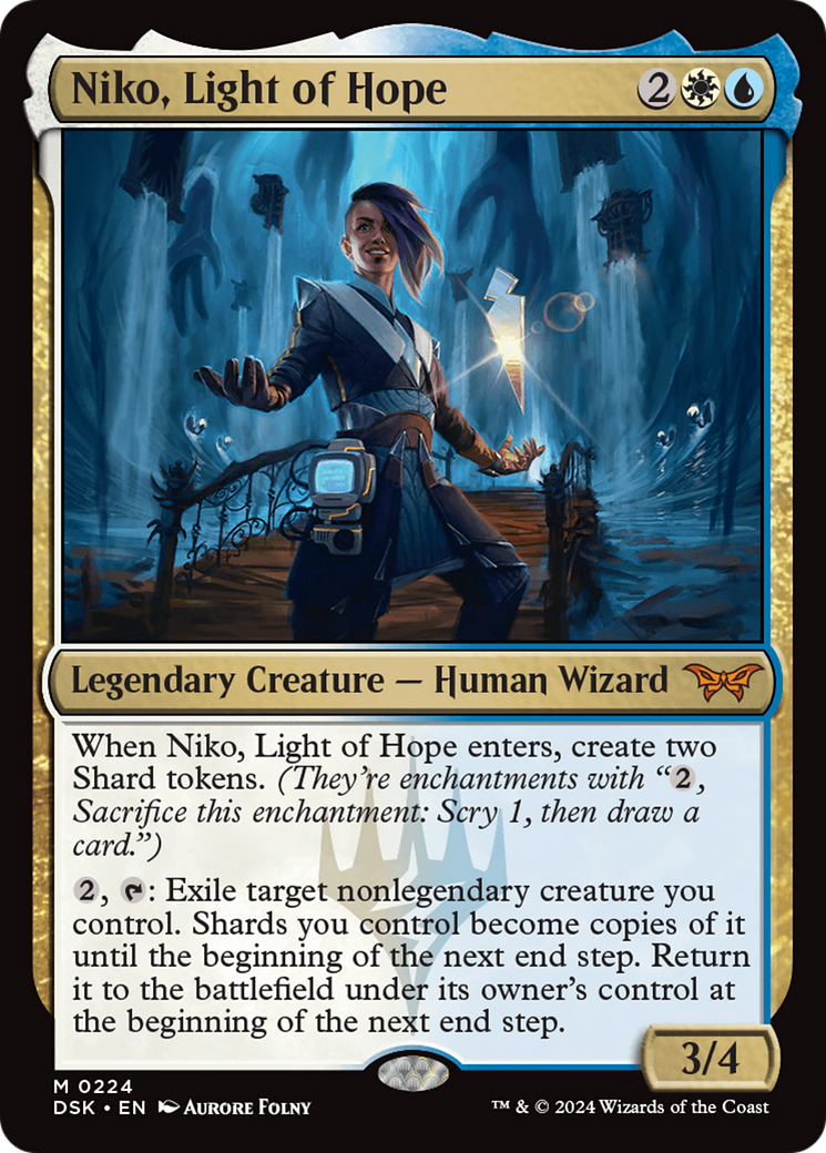 Niko, Light of Hope (DSK-224) - Duskmourn: House of Horror Foil - Premium MTG Single from Wizards of the Coast - Just $0.59! Shop now at Game Crave Tournament Store