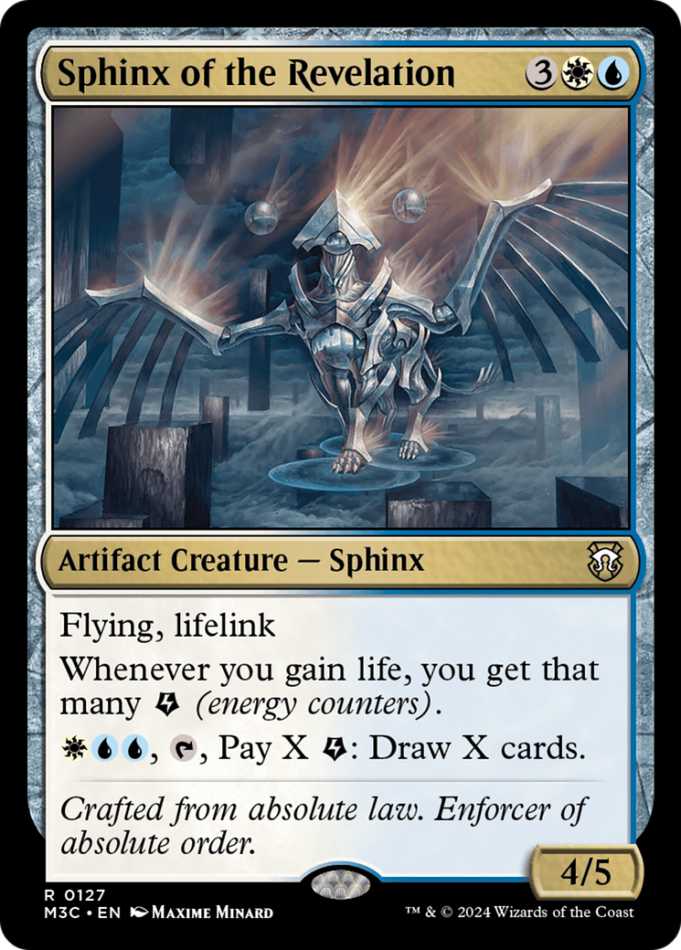 Sphinx of the Revelation (M3C-127) - Modern Horizons 3 Commander Foil - Premium MTG Single from Wizards of the Coast - Just $0.26! Shop now at Game Crave Tournament Store