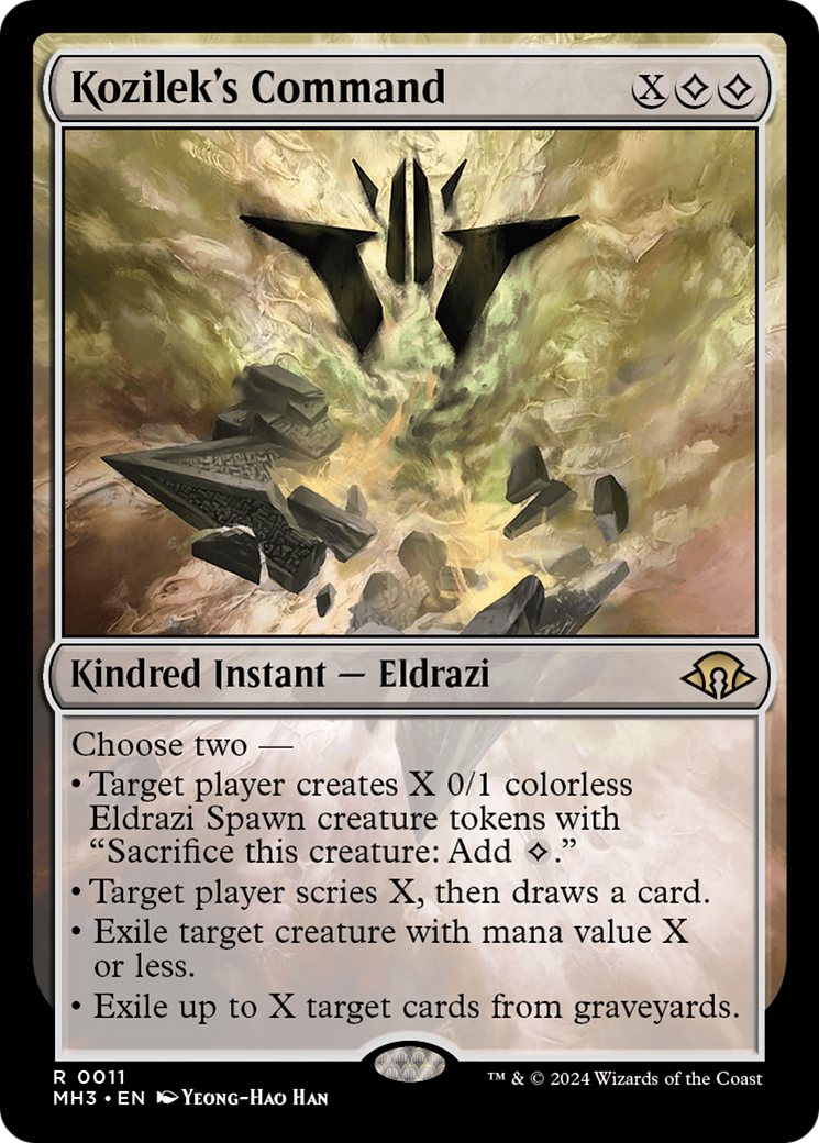 Kozilek's Command (MH3-011) - Modern Horizons 3 Foil - Premium MTG Single from Wizards of the Coast - Just $9.68! Shop now at Game Crave Tournament Store
