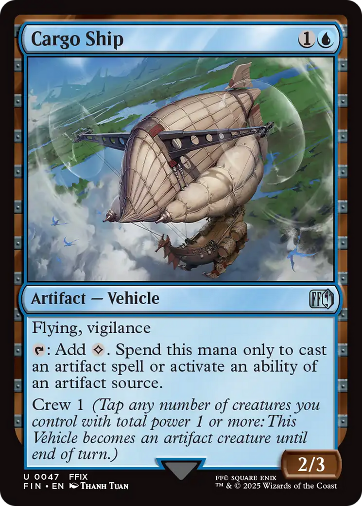 Cargo Ship (FIN-047) - FINAL FANTASY Foil - Premium MTG Single from Wizards of the Coast - Just $0.08! Shop now at Game Crave Tournament Store