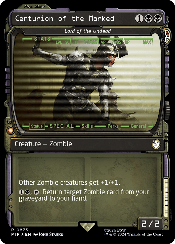 Lord of the Undead (PIP-873) - Fallout / Centurion of the Marked: (Showcase) - Premium MTG Single from Wizards of the Coast - Just $8.40! Shop now at Game Crave Tournament Store