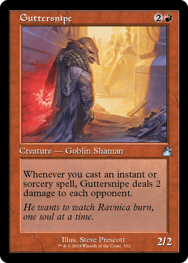 Guttersnipe (RVR-332) - Ravnica Remastered - Premium MTG Single from Wizards of the Coast - Just $0.25! Shop now at Game Crave Tournament Store