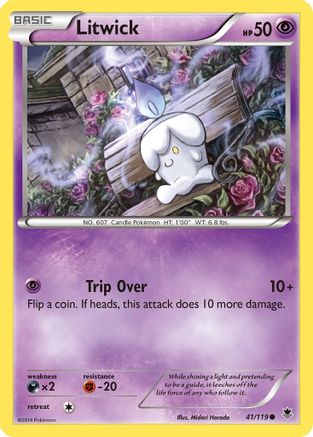 Litwick 41/119 - Phantom Forces Reverse Holofoil