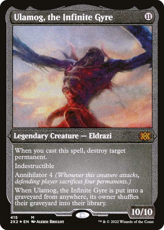Ulamog, the Infinite Gyre (Foil Etched) (2X2-415) - Double Masters 2022 Foil