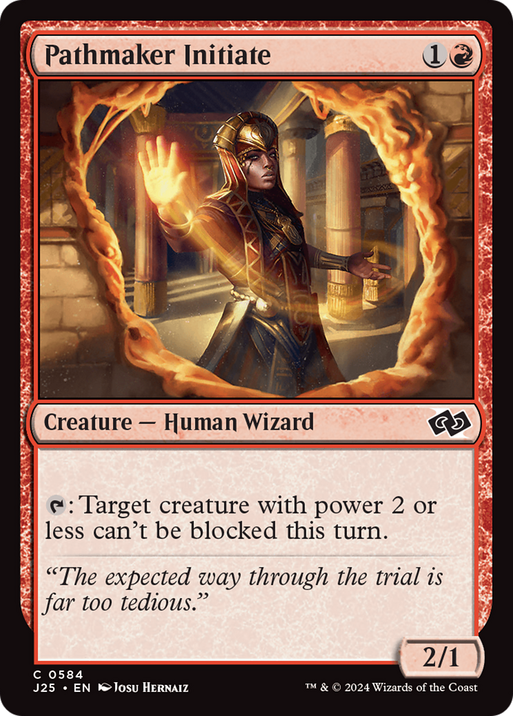Pathmaker Initiate (J25-584) - Foundations Jumpstart - Premium MTG Single from Wizards of the Coast - Just $0.25! Shop now at Game Crave Tournament Store