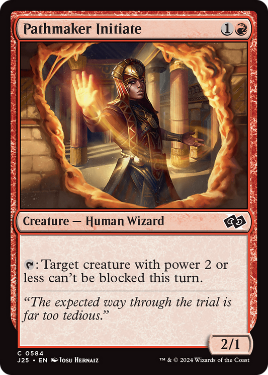 Pathmaker Initiate (J25-584) - Foundations Jumpstart - Premium MTG Single from Wizards of the Coast - Just $0.25! Shop now at Game Crave Tournament Store