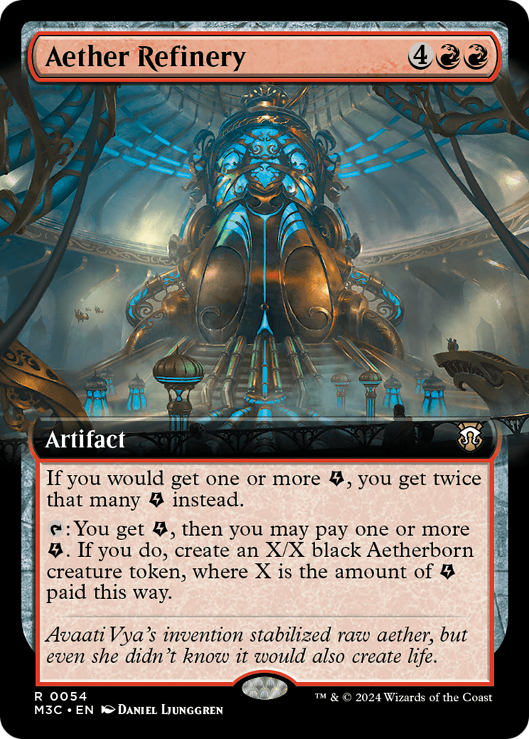 Aether Refinery (M3C-054) - Modern Horizons 3 Commander: (Extended Art) Foil - Premium MTG Single from Wizards of the Coast - Just $0.26! Shop now at Game Crave Tournament Store