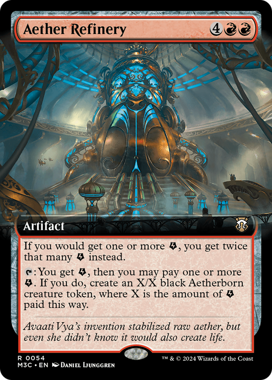 Aether Refinery (M3C-054) - Modern Horizons 3 Commander: (Extended Art) Foil - Premium MTG Single from Wizards of the Coast - Just $0.26! Shop now at Game Crave Tournament Store