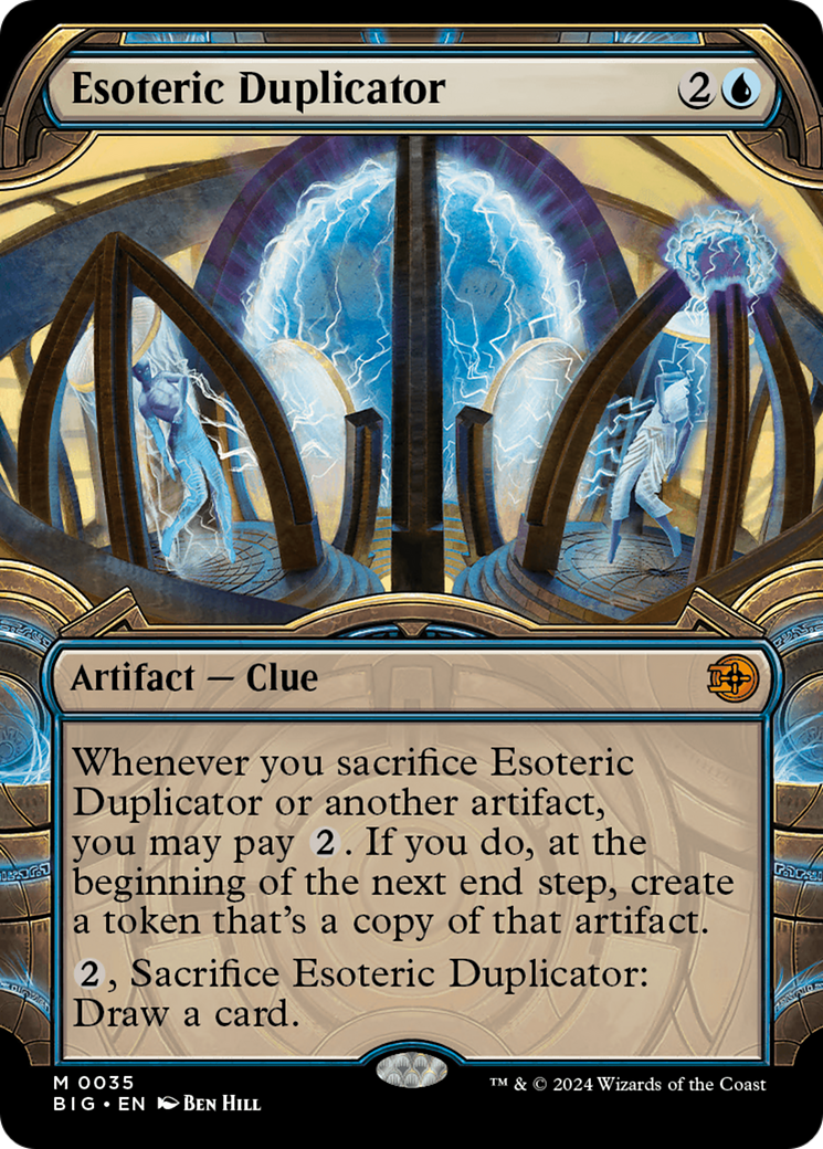 Esoteric Duplicator (BIG-035) - The Big Score: (Showcase) (Borderless) Foil - Premium MTG Single from Wizards of the Coast - Just $14.74! Shop now at Game Crave Tournament Store