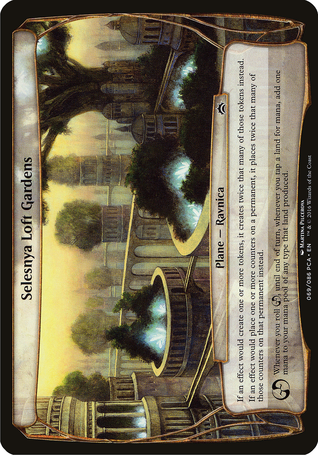 Selesnya Loft Gardens (OPCA-069) - Planechase Anthology Planes