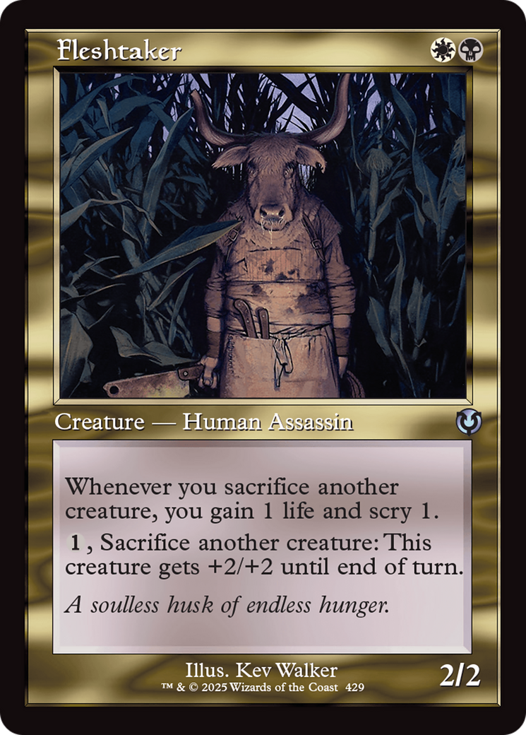 Fleshtaker (Retro Frame) (-429) - Innistrad Remastered Foil - Premium MTG Single from Wizards of the Coast - Just $0.30! Shop now at Game Crave Tournament Store