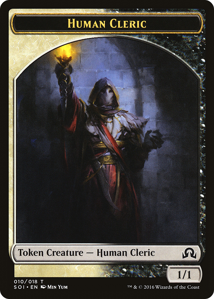 Human Cleric (TSOI-010) - Shadows over Innistrad Tokens