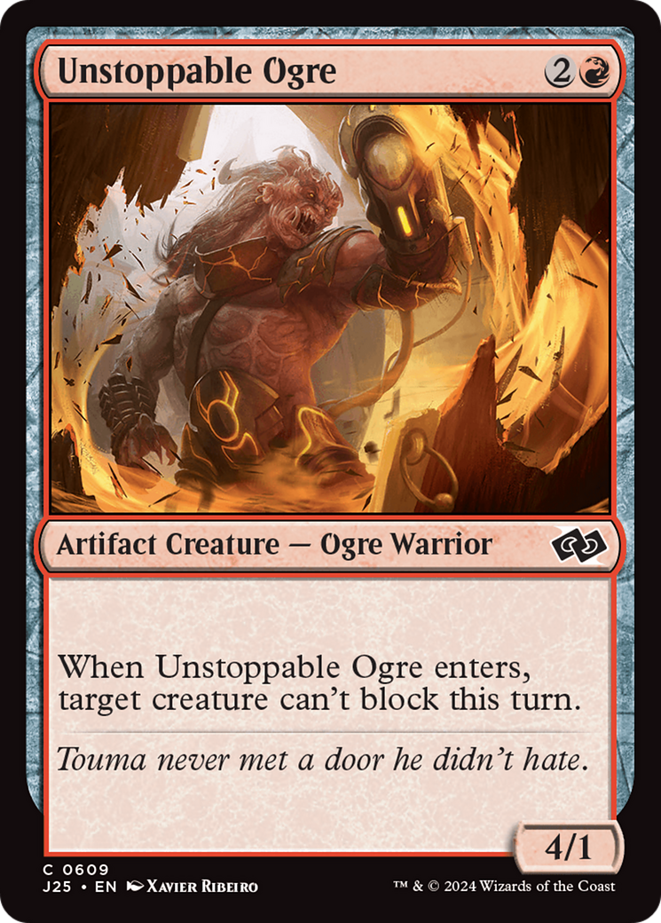 Unstoppable Ogre (J25-609) - Foundations Jumpstart - Premium MTG Single from Wizards of the Coast - Just $0.25! Shop now at Game Crave Tournament Store