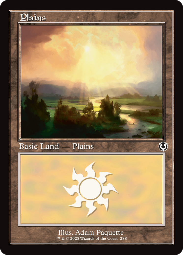 Plains (288) (Retro Frame) (-288) - Innistrad Remastered Foil - Premium MTG Single from Wizards of the Coast - Just $0.34! Shop now at Game Crave Tournament Store