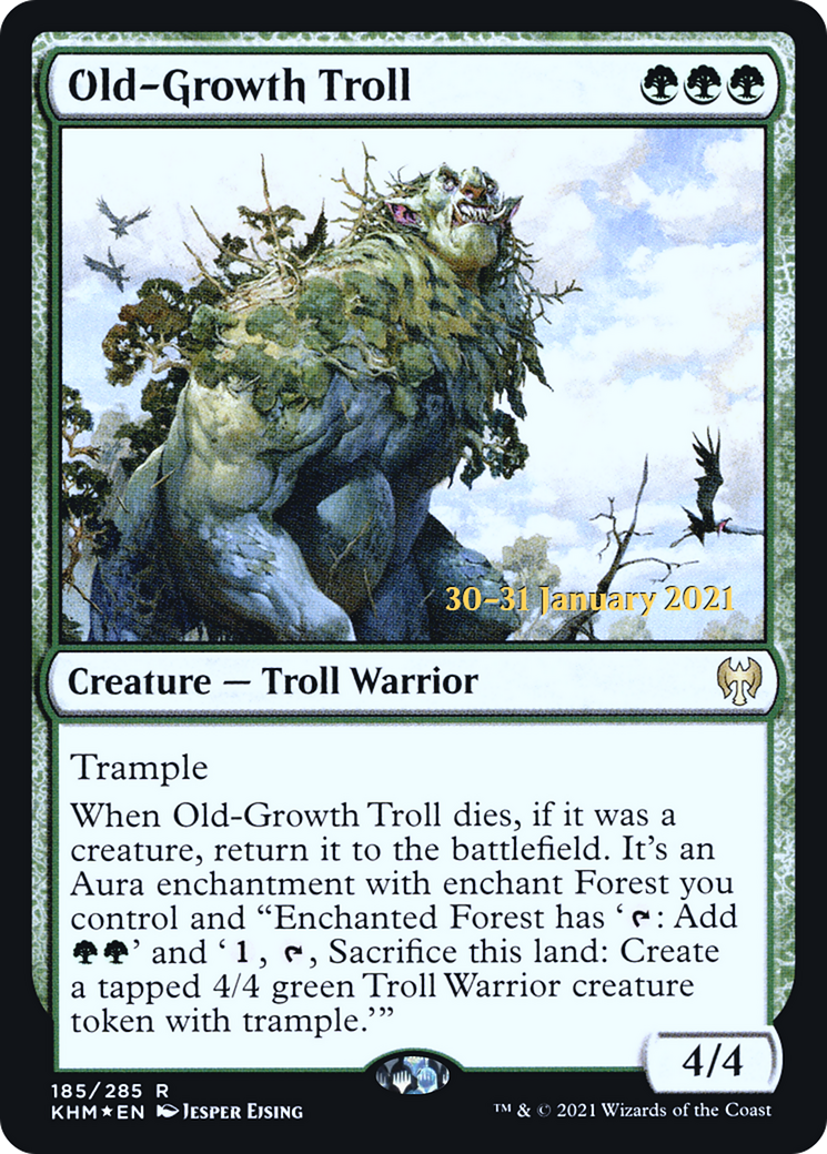 Old-Growth Troll (PKHM-185S) - Kaldheim Promos Foil