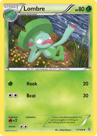 Lombre 11/160 - Primal Clash Reverse Holofoil