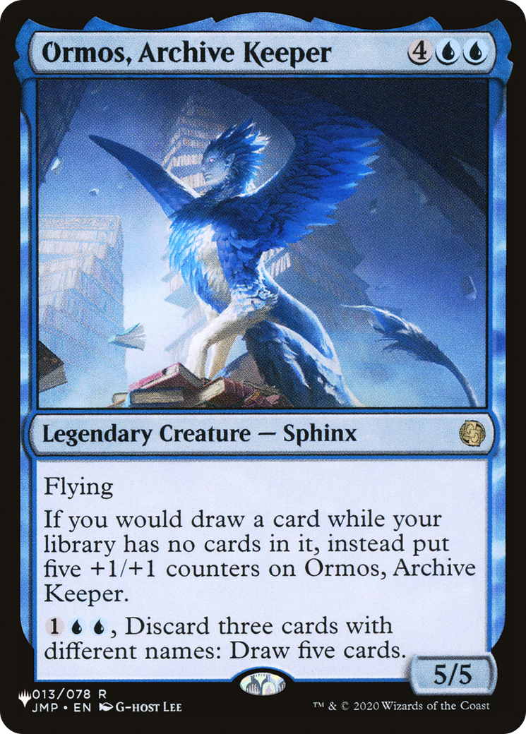 Ormos, Archive Keeper (PLIST-357) - The List