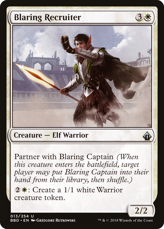 Blaring Recruiter (BBD-013) - Battlebond Foil