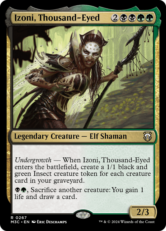 Izoni, Thousand-Eyed (M3C-267) - Modern Horizons 3 Commander - Premium MTG Single from Wizards of the Coast - Just $0.26! Shop now at Game Crave Tournament Store
