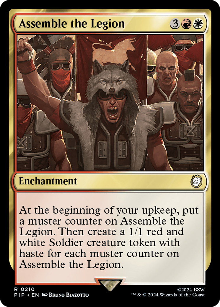 Assemble the Legion (PIP-210) - Fallout - Premium MTG Single from Wizards of the Coast - Just $0.25! Shop now at Game Crave Tournament Store