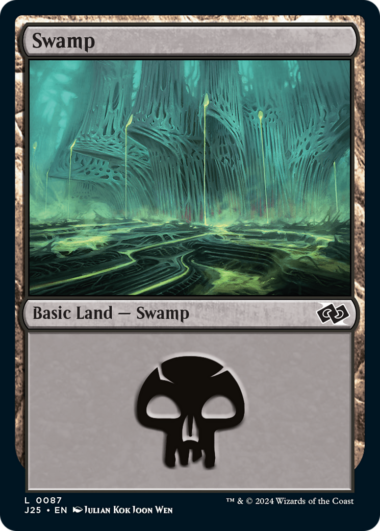 Swamp (J25-087) - Foundations Jumpstart - Premium MTG Single from Wizards of the Coast - Just $0.25! Shop now at Game Crave Tournament Store
