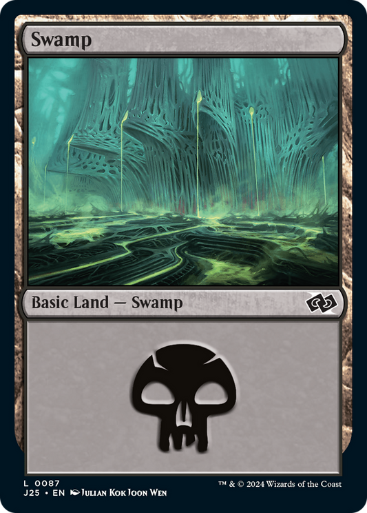 Swamp (J25-087) - Foundations Jumpstart - Premium MTG Single from Wizards of the Coast - Just $0.25! Shop now at Game Crave Tournament Store