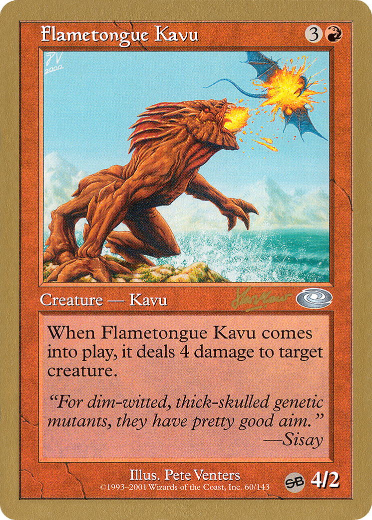 Flametongue Kavu (WC02-SHH60SB) - World Championship Decks 2002