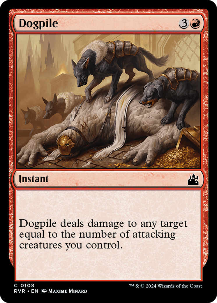 Dogpile (RVR-108) - Ravnica Remastered - Premium MTG Single from Wizards of the Coast - Just $0.25! Shop now at Game Crave Tournament Store