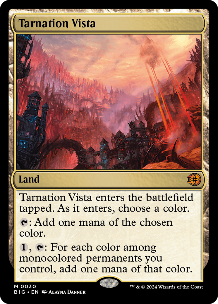 Tarnation Vista (BIG-030) - The Big Score Foil - Premium MTG Single from Wizards of the Coast - Just $1.33! Shop now at Game Crave Tournament Store