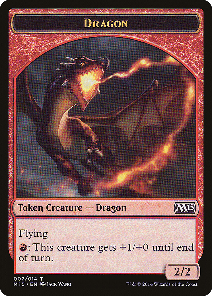 Dragon (TM15-007) - Magic 2015 Tokens